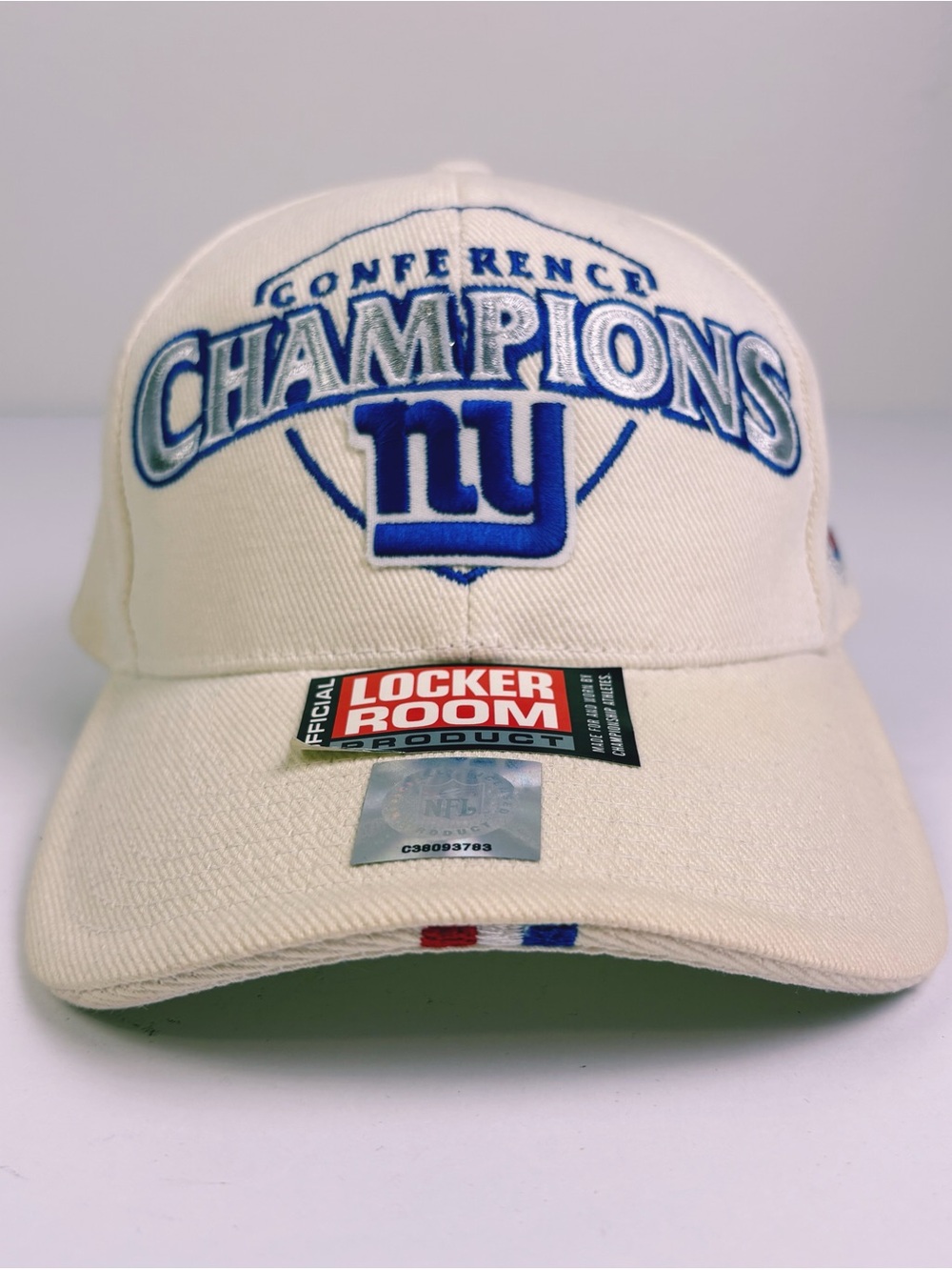 NY Giants 2007 NFC Champions Super Bowl
XLII Locker Room Hat Cap NFL OSFA